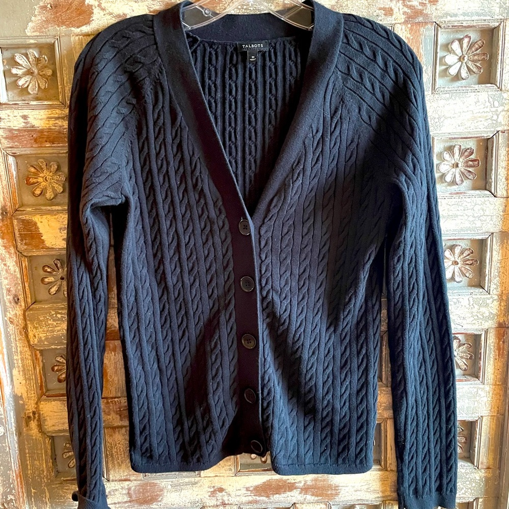 Cardigan Sweater- Black